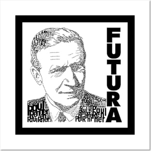 Futura Font Paul Renner Portrait Posters and Art